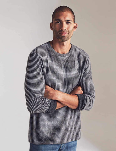 Faherty | Luxe Heather Reversible Crew